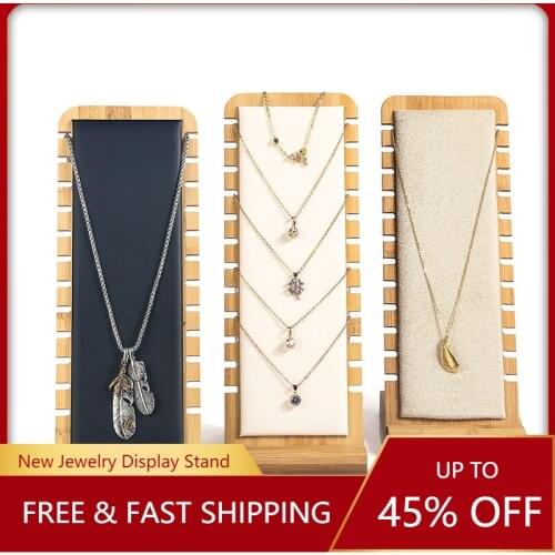 Bracelet Jewelry Display Stand Stand Wooden Bracelet Necklace Storage Support Jewelry Storage Rack Display Cabinet