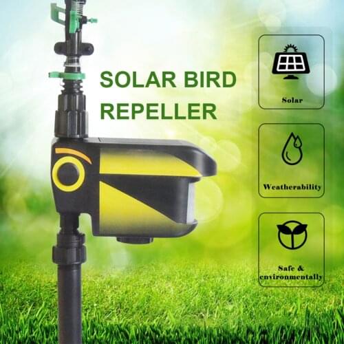Animal Repellent Sprinkler Solar Powered Motion Activated Water Blaster Animal Repeller for Yard Garden