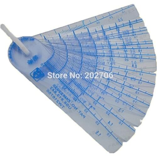 Taiwan) 0.02-1.0mm 0.02-2mm 16pcs 20pcs Thickness Plastic Plug Feeler Gauge Gap Filler Measuring Tool with PVC Sheet