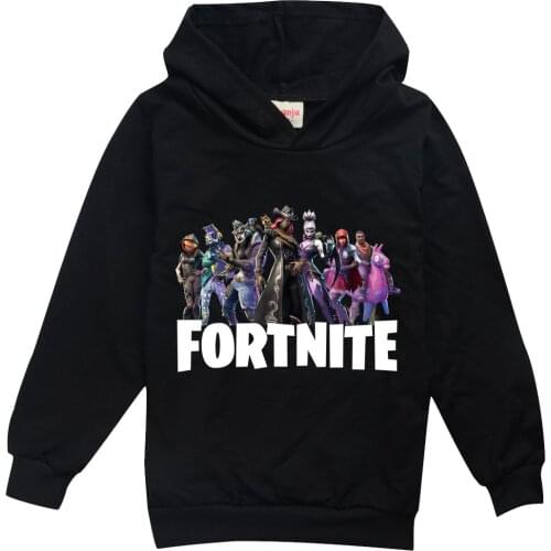 Spring and Autumn Long Sleeve Sweatshirts Fortnite Hoodies Kids Boys Clothes Tops Child Girls Fashion Pullover Hoody Clothing