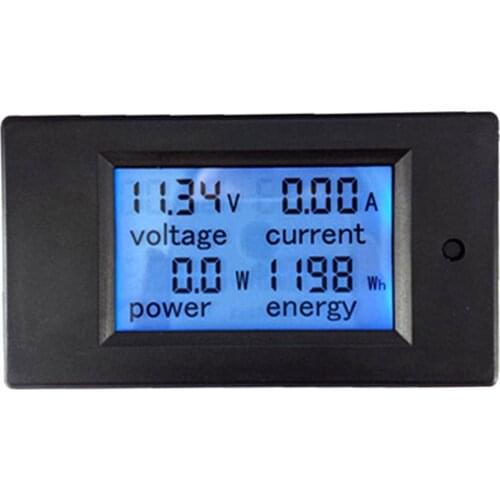TSPZEM-031 Voltmeter Ammeter DC Multi-Function Digital Display LCD Current Meter Tester Detector Digital Ammeter Tester