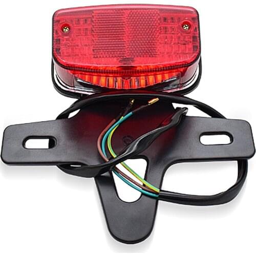 Motorcycle Tail Lamp for Jialing Honda JH125L XL125 XL 125S DirtBike Motocross Rear Brake Stop Light 12V Universal