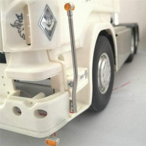 1 pair Front Decorative LED Light Side Flagpole Lamps for Tamiya 1/14 Scania r620 56323 r730 RC Truck Model Accessories