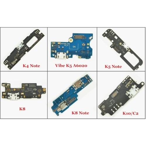 10x Microphone & USB Charging Board for Lenovo K4 K5 K8 Note Vibe K5/A6020 K10/C2 Charger Dock Connector Board Module Flex Cable