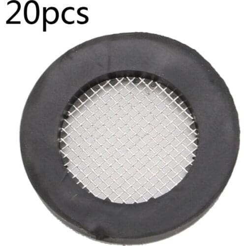 20pcs Seal O-Ring Hose Gasket Flat Rubber Washer Filter Net for Faucet Grommet