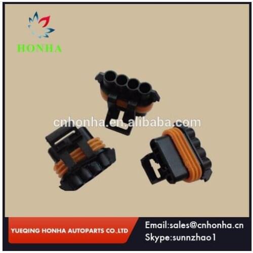 4 Way Black Female Waterproof Female Automotive connector 12162144 for Delphi