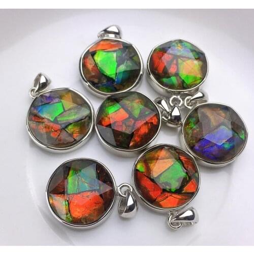 Ammonite s925 pendant loose beads FPPJ wholesale nature