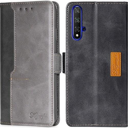 Wallet Book Cases For Honor 20 Pro Cover Case Luxury Magnetic Closure Flip Leather Phone Bags For Huawei On Honor 20 20Pro Coque