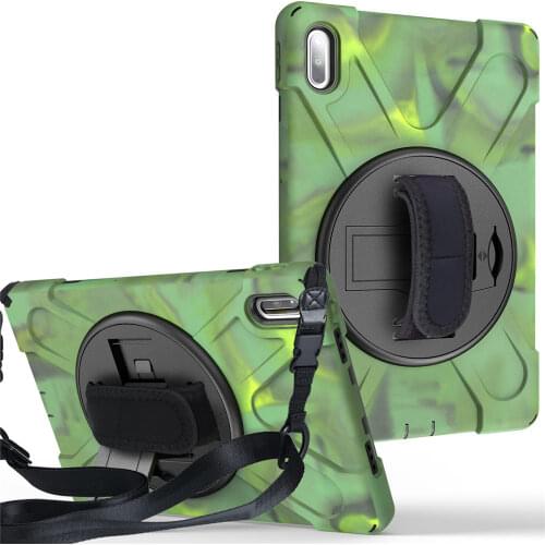 Case For Huawei MatePad Pro 5G 10.8inch Full-Body Shockproof Cases 360 Rotation Kickstand Cover With Shoulder Strap Pen Slot