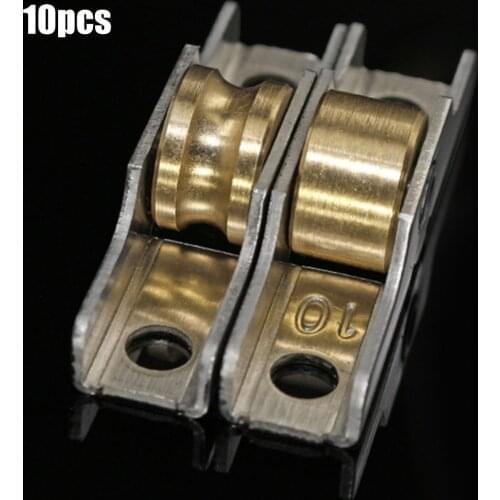 10pcs/set Sliding Door Wheels Rollers Heavy Mute Stainless Steel Window Sliding Door Bearing Rollers Furniture Hardware