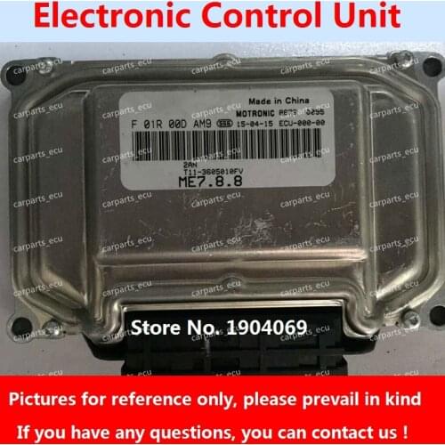 Engine Computer Board F01R00DAM9 T11-3605010FV F01RB0DAM9 ME7 ECU F01R00DK94 T11-3605010CM F01RB0DK94 For Chery Car