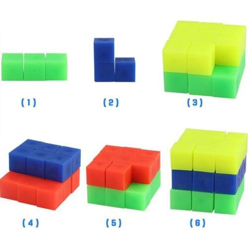 Counting Centimeter Cubes Mathematics Educational Learning Measuring Building Toy Teach Aid Kids Children 6+ Years Old