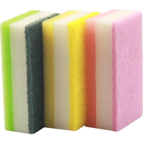 Kitchen Cookware novel cleaner Magic accessories eraser clean sponge for washing dishes pots and pans 3PCS tableware stuff