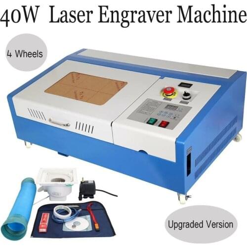 300X200MM Metal Engraver USB Cutter Laser Engraving Cutting Machine 40W CO2 Laser For Exgraver