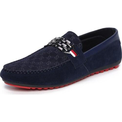 New Solid Color Men Breathable Shoes Shallow Casual Shoes Men Loafers Moccasins Men All-match Lighweight Driving Shoes Men