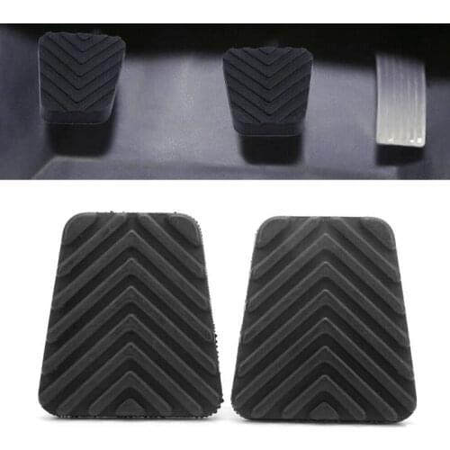 2PCS Car Brake Clutch Pedal Pad Covers Rubber Replacement Fit for Hyundai Accent 2005 2006 2007 2008 2009 2010 Car Parts