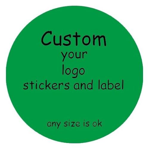 Custom stickers labels printing labelCoated Art Paper sticker print plastic PVC Vinyl paper transparent clear adhesive round