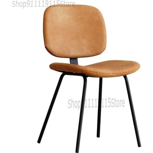 Nordic Iron Dining Chair Household Simple Armchair Retro Industrial Style