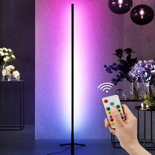 Modern Symphony floor lamp colorful dimming decoration three-color lamp for living room Dining room Foyer Bedroom Home Decor