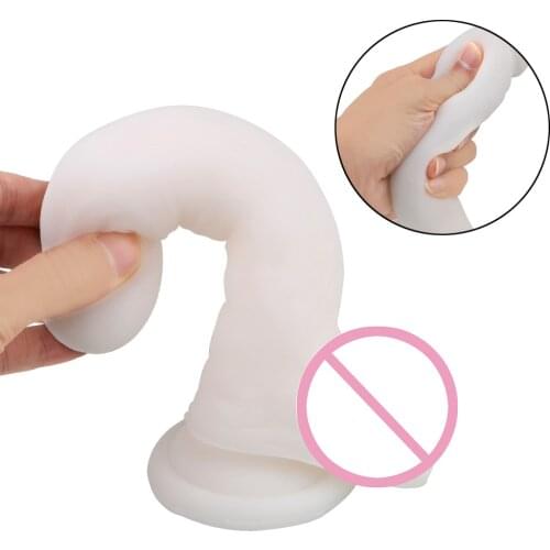 OLO Super Soft Dildo Simulation Fake Penis Realistic Dildo Erotic Female Masturbation Adult Product Sex Toys for Women