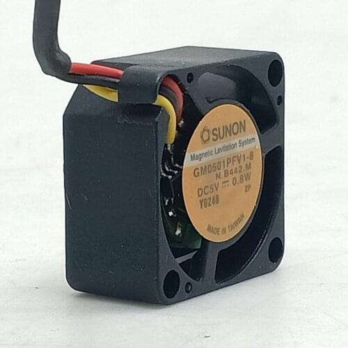 2pcs For SUNON 2010 5V 3-Wire Magnetic Suspension Mute GM0501PFV1-8 Micro Notebook Cooling Fan