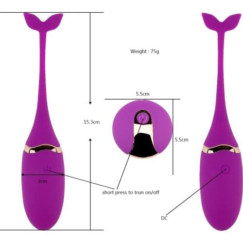 FX Vibration Egg Remote Control Vibrator Female Sex Toys Sports Vagina G-spot Massager USB Charging