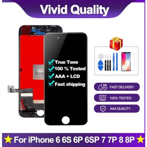 Vivid for iPhone 6 6S 7Plus 8 Plus LCD Display with Perfect 100% 3D Touch Screen Digitizer Assembly For iPhone 6S 6 6Sp Screen