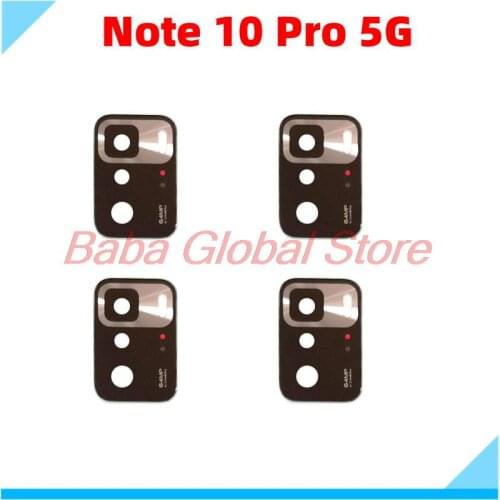 Rear Back Camera Glass Lens Cover For Xiaomi Redmi Note 10 Pro 5G With Sticker Adhesive Replacement Parts