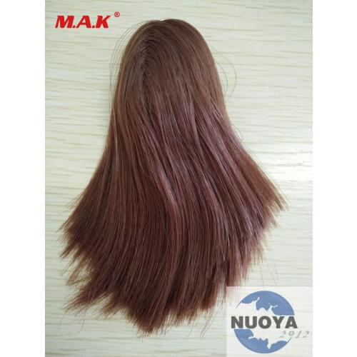 1/6 scale woman girl lady head wig hair 2.0 for 12" female action figure head scuplt toys accessory