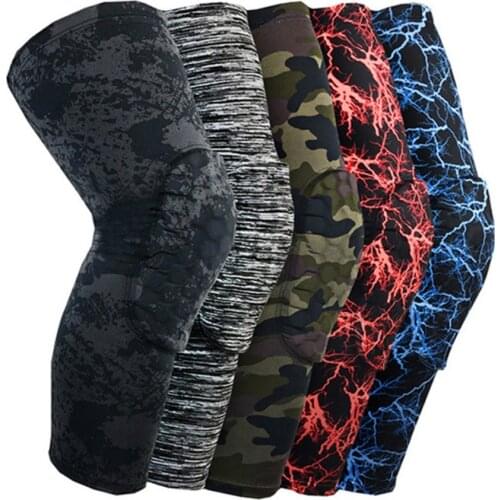1pc Sports Knee Pads Sleeve Polyester Spandex Anti Bump Breathable Leg Wrap Warmer Protector