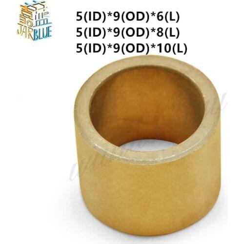 20pcs M5 Copper brass bushing guide sleeve Precision Oil bearing