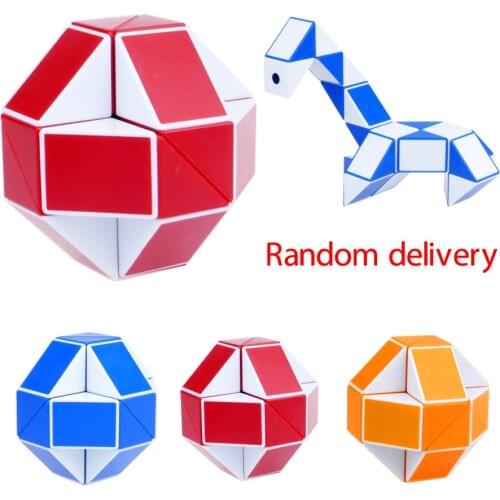 24 segments of Child Snake Magic Educational Toy Magic Variety Popular Twist Kids Transformable Gift Puzzle