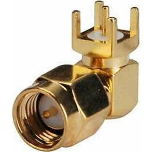 2pcs SMA RF Adapter Connector Antenna Converter Coax SMA-JWE PCB Board Solder