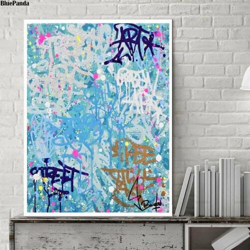 Graphic Design Canvas Prints Street Art Picture Abstract Paintings For Living Room Poster On The Wall Home Decoration