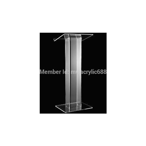 Free Shipping Popularity Beautiful Modern Design Cheap Clear Acrylic Lectern