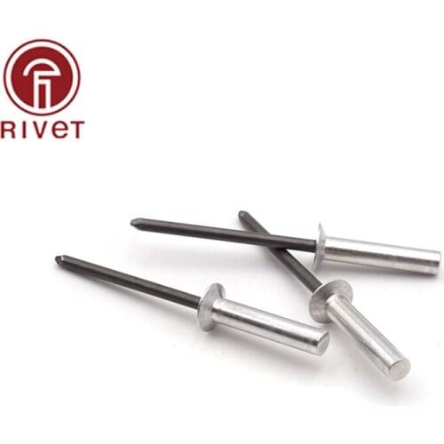 DIN 15974 10pcs M3.2 Aluminum Countersunk Head Closed End Blind Rivet Sealed Blind Rivet Water Air Tightness Rivets