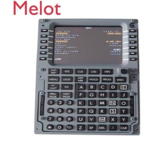 For Flight Management Computer Compatible with FSX/XPlane/P3D Simulation Flight Gamepad Panel for Sonic 737 CDU/VMS