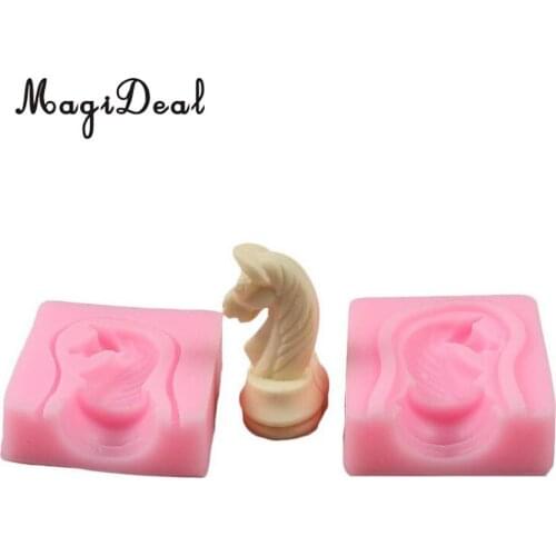 MagiDeal Fondant Mold Cake Chocolate Baking Mould Sugar Chess Chessman Kids Birthday, Polymer Clay, BPA Free , Dishwasher, Oven