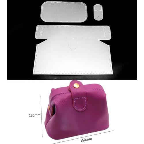 Handmade leather DIY Mouth gold package type drawing PVC version drawing