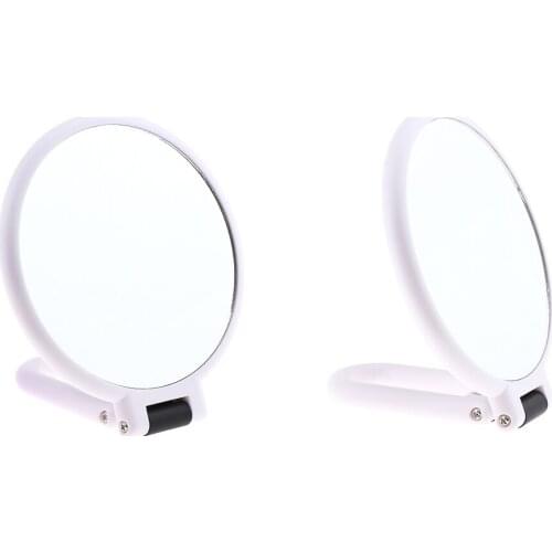 MagiDeal 2x Foldable Handle 2 Sided Cosmetic Mirror 1X/10X 5X Magnifying Makeup Mirror