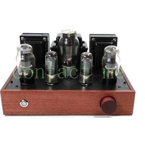6J8P push EL34/6P3P/6L6 single-ended tube amplifier, frequency response: 20-26KHz, output power: 8WX2, sweet and soft tone