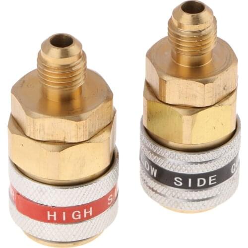 R-134a Brass fluoride tools quick connector automotive air conditioning tools