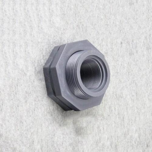 PVC 1-1/4" BSP Female Thread Water Tank Connector Pipe Fitting For Fish Tank Aquarium DIY