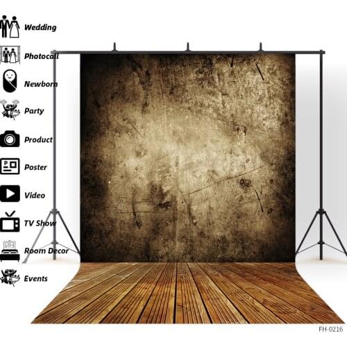 Dark Grunge Art All Wooden Floor Photography Backdrops Props Abstract Photocall Vintage Portrait Baby Photo Studio Backgrounds