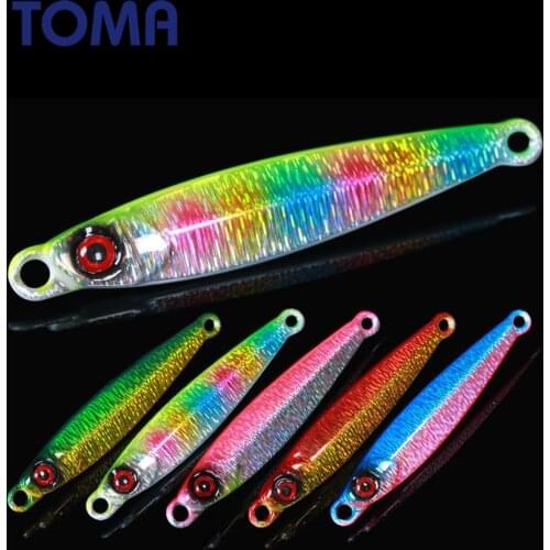 TOMA 1PCS Tungsten Jig Sinking Metal Jigging VIB Casting Hard Lures Artificial Bait Boat Seafishing Fishing Lures
