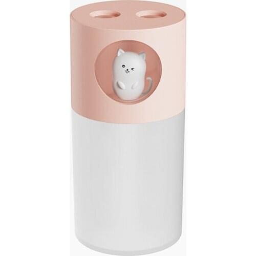 TOOLIKEE Portable Double Nozzle Air Humidifier 270ml USB Home Fragrance Diffuser Ultrasonic Aroma Essential Oil Diffuser Bedroom