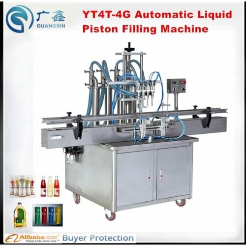YT4T-4G Automatic Liquid Filling Machine Automatic piston filling machine,Automtic linear filling machine