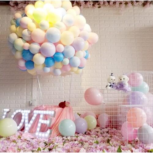 10pcs Macaron Air Balloon Solid Color Latex Balloons Wedding Birthday Party Decorations Baby Shower Party Decorations Supplies