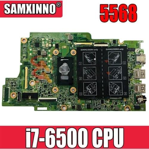 100% working for dell inspiron 5568 motherboard 0PJDNR 15296-1 with SR2EZ i7-6500 cpu in-built tested ok