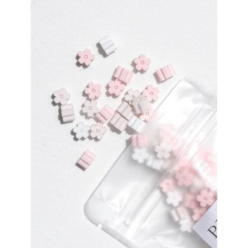 120PCs Ins Sakura Cherry Blossom Wax Seal for Sealing Beads for Envelope Wedding Jar Packaging Gifts Journal Postcard Stamp